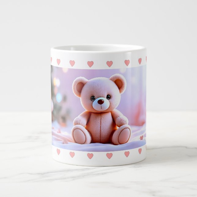 Taza De Café Gigante Dulce amor de Teddy  (Frente)