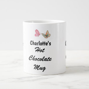 Taza De Café Gigante Dulce escritura de nombre personalizado moderno ch