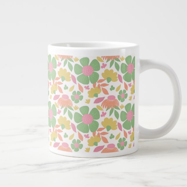 Taza De Café Gigante Dulce pradera de verano (Derecha)