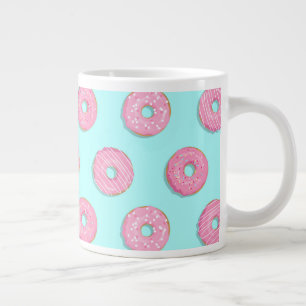 Taza De Café Gigante Dulces azucarados de color rosa
