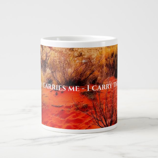 Taza De Café Gigante Earth Element Mug - Earth Carries Me (Frente)