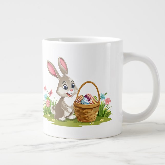 Taza De Café Gigante Easter bunny (Derecha)