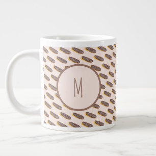 Taza De Café Gigante Eclairs Donuts Divertidos Caprichosos Dulces Acuar