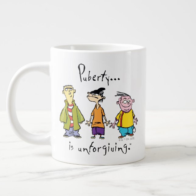 Taza De Café Gigante Ed, Edd, n Eddy - La Pubertad Es Inindulgente (Izquierda)