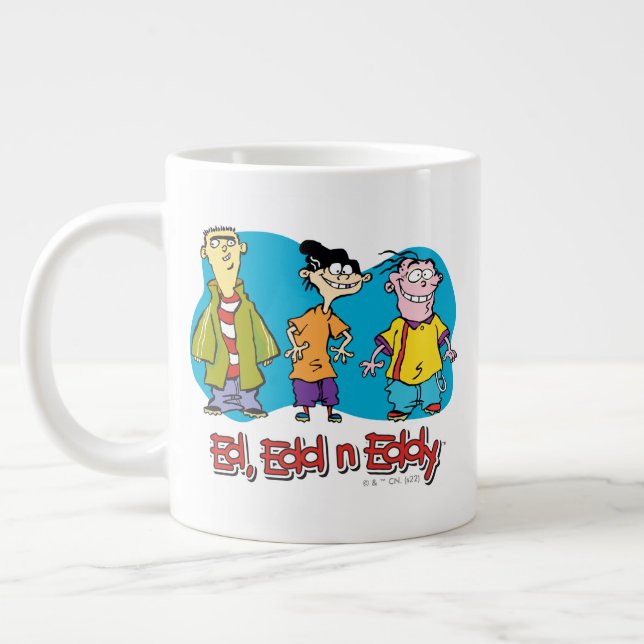 Taza De Café Gigante Ed, Edd, n Eddy Smiling (Izquierda)
