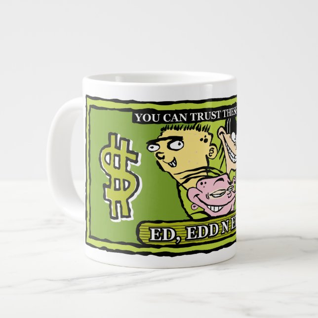 Taza De Café Gigante Ed, Edd, y Eddy Dollar Bill (Izquierda)