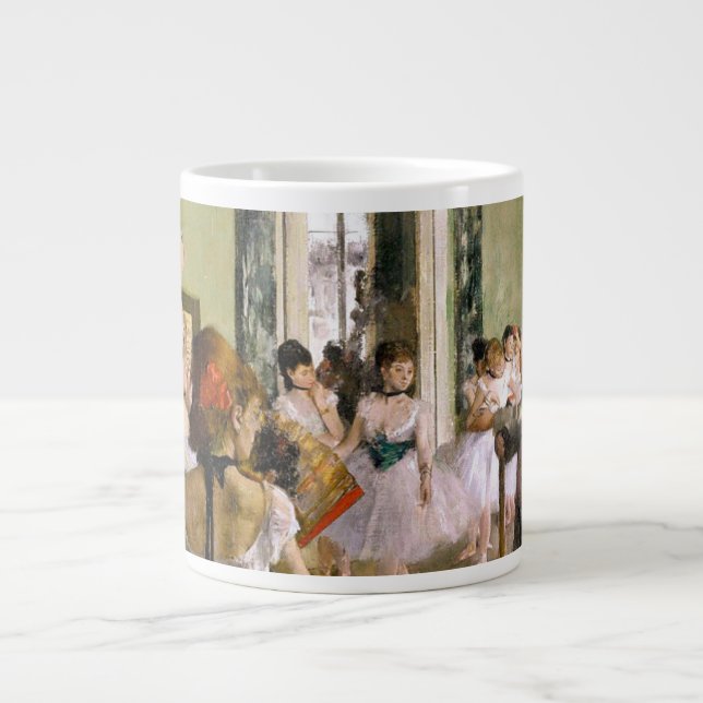 Taza De Café Gigante Edgar Degas La Clase De Baile (Frente)