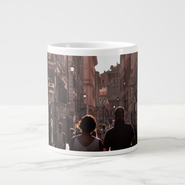 Taza De Café Gigante Edificios de Nápoles (Frente)