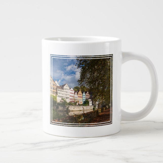 Taza De Café Gigante Edificios del casco antiguo de Tubingen (Derecha)