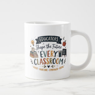 Taza De Café Gigante Educadores Forman el Futuro