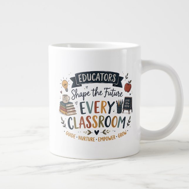 Taza De Café Gigante Educadores Forman el Futuro (Derecha)