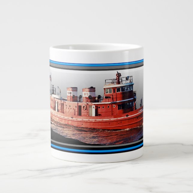 Taza De Café Gigante Edward M. Cotter jumbo mug (Frente)