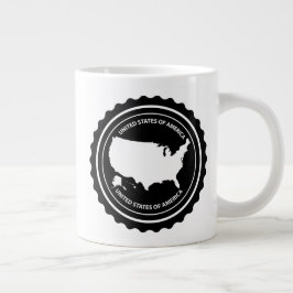 TAZA DE CAFÉ GIGANTE EE. UU.