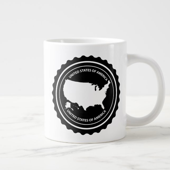 TAZA DE CAFÉ GIGANTE EE. UU. (Derecha)