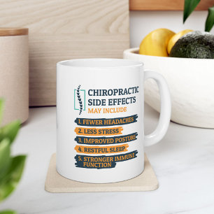 Taza De Café Gigante Efectos Secundarios de la Quiropráctica Gag Quirop