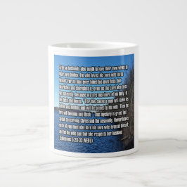 Taza De Café Gigante Efesios 5:28-33 WEBU Mug