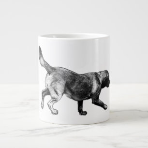 Taza De Café Gigante Ejecutando la barra de arte de lápiz recuperadora 