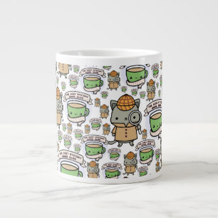 Taza De Café Gigante El acogedor club de libros misteriosos Mug