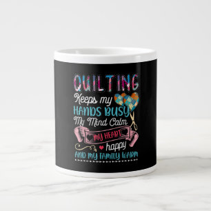 Taza De Café Gigante El Acoso Gracioso Mantiene Ocupadas Mis Manos