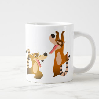 Taza De Café Gigante El alegre Personalizado Coatimundis