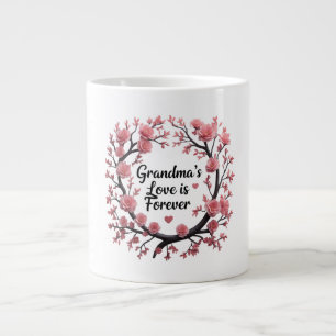 Taza De Café Gigante El amor de la abuela es para siempre - Jumbo Mug