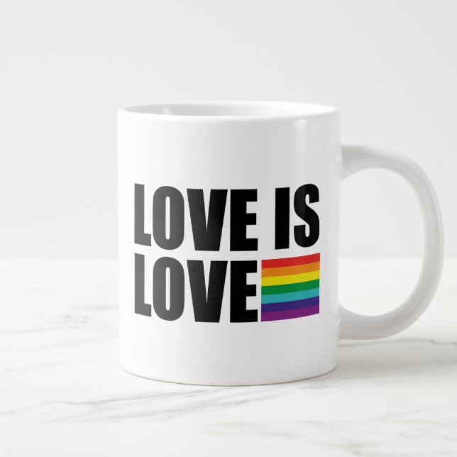 Taza De Café Gigante El amor es amor (Derecha)