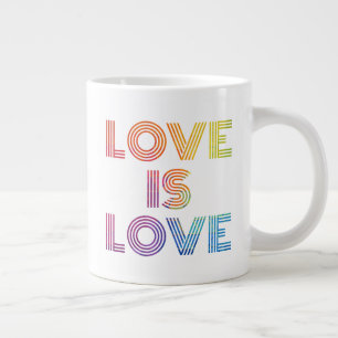 Taza De Café Gigante El amor es amor  Tiras modernas