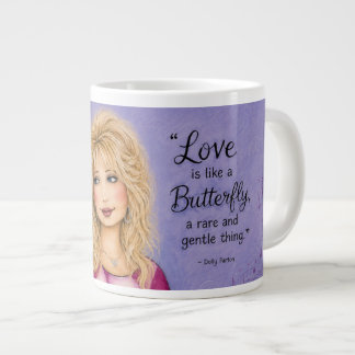 Taza De Café Gigante El amor es como una Mariposa