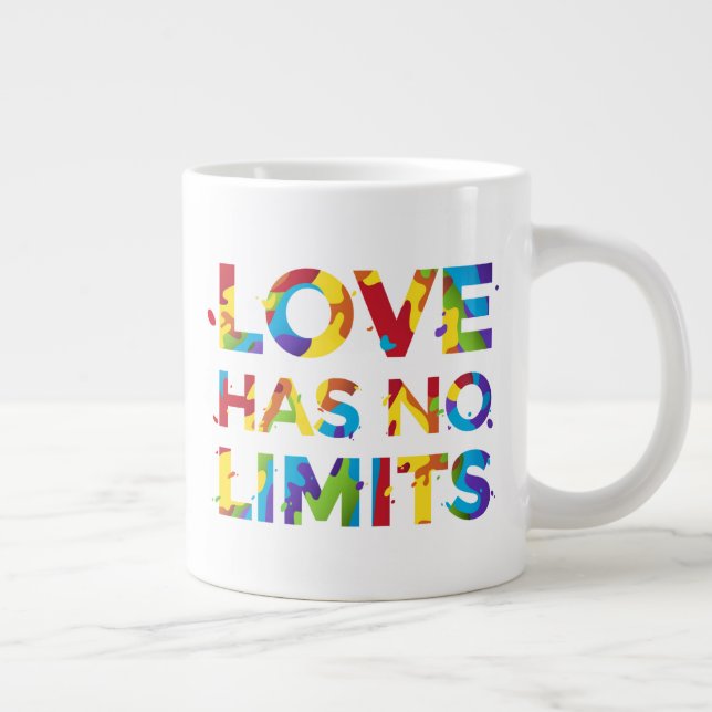 Taza De Café Gigante El amor no tiene límites (Derecha)