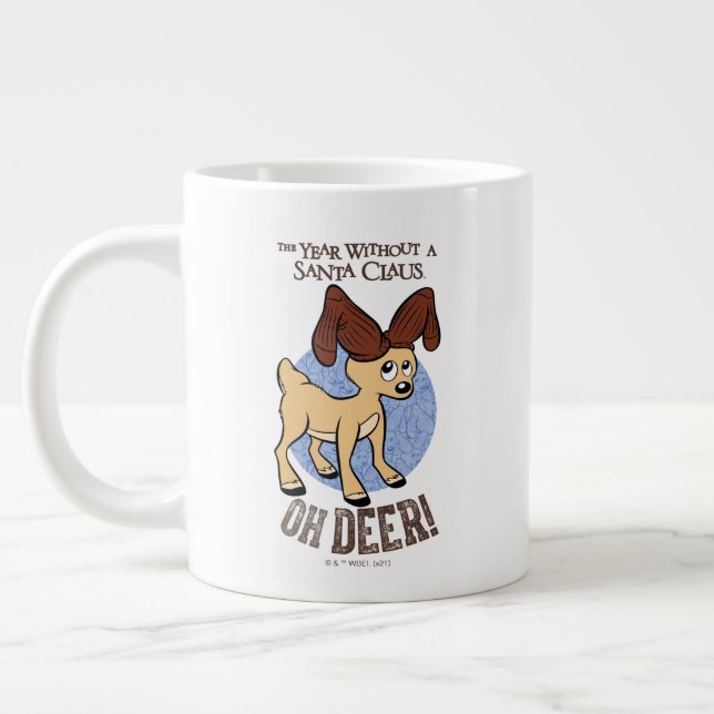 Taza De Café Gigante EL AÑO SIN SANTA CLAUS™ | Vixen "Oh ciervo" (Izquierda)