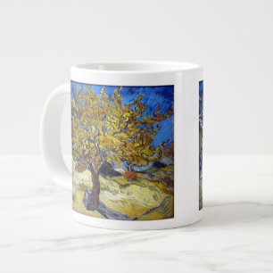 Taza De Café Gigante El Árbol de mora. Vincent Van Gogh. Arte famoso.