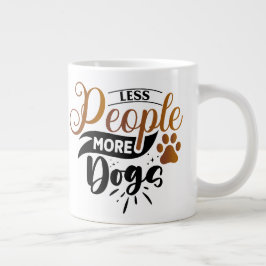 Taza De Café Gigante El arte del perro positivo | Cita motivacional
