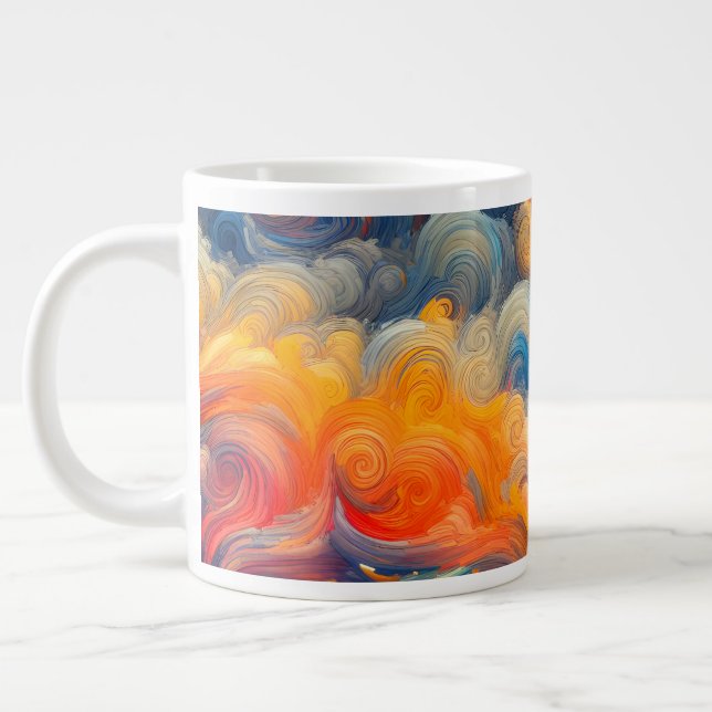 Taza De Café Gigante El artista del cielo (Izquierda)