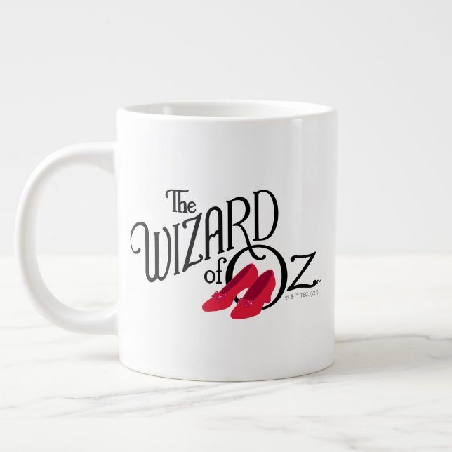 Taza De Café Gigante El Asistente Del Logotipo Oz™ (Izquierda)