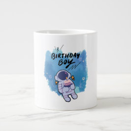 Taza De Café Gigante El Astronauta de Cumpleaños