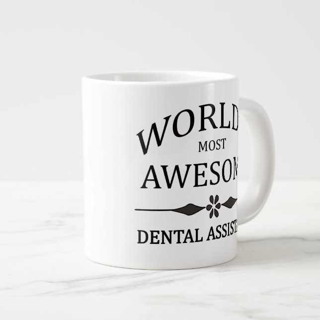 Taza De Café Gigante El ayudante de dentista más impresionante del (Derecha)