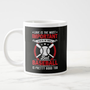 Taza De Café Gigante El béisbol es bastante bueno