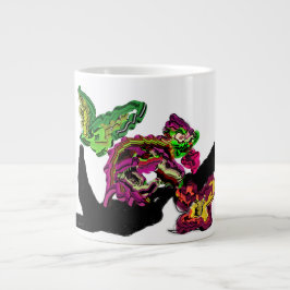 Taza De Café Gigante El bosque lluvioso Chameleon divertido