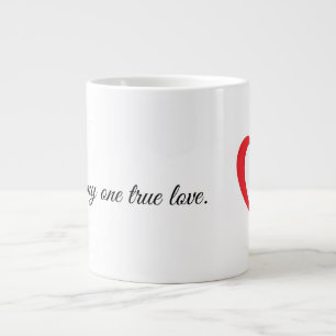 Taza De Café Gigante El Café Es Mi Verdadera Mug De Amor Con El Coraz