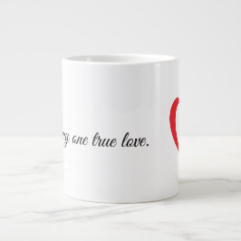Taza De Café Gigante El Café Es Mi Verdadera Mug De Amor Con El Corazón