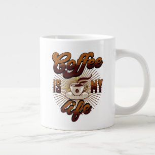 Taza De Café Gigante El café es mi VIDA