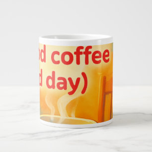 Taza De Café Gigante El café es una vida 