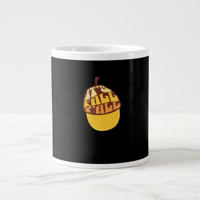 Taza De Café Gigante El clásico de otoño (Frente)