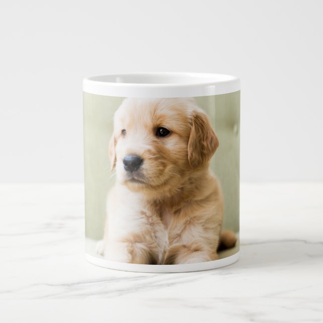 Taza De Café Gigante El colchón de la colección Golden Retriever (Frente)