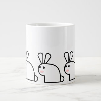 Taza De Café Gigante El conejo blanco (multi)