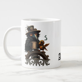 Taza De Café Gigante El cuervo impulsado por Café