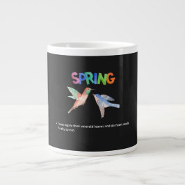 Taza De Café Gigante El Despertar: Un Tributo Visual a la Primavera