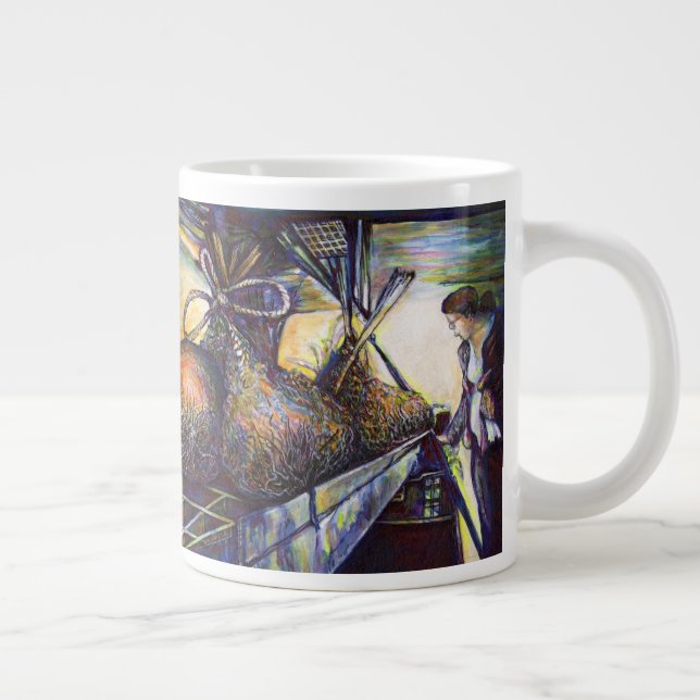 Taza De Café Gigante El devastador destino de la vida (Derecha)