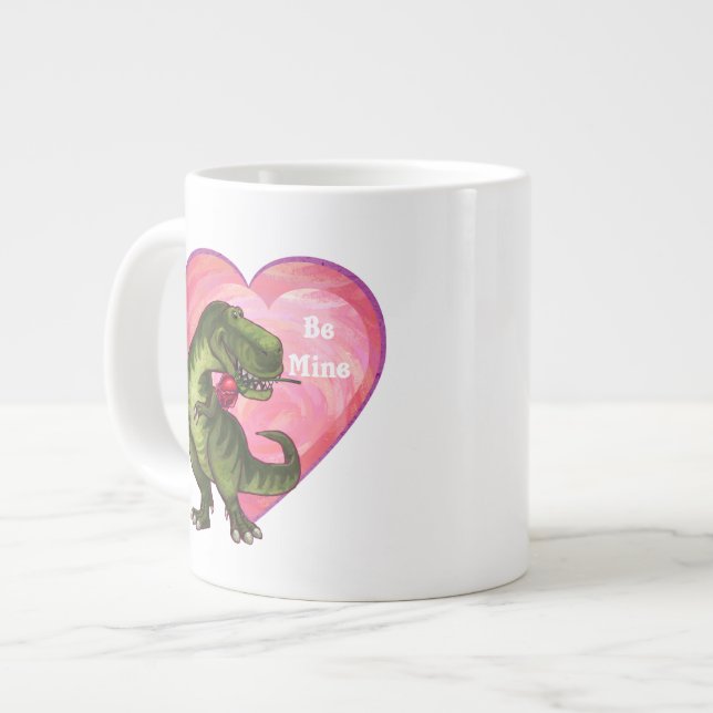 Taza De Café Gigante El día de San Valentín de Tyrannosaurus (Izquierda)