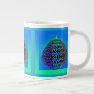 Taza De Café Gigante El frasco de boticario azul